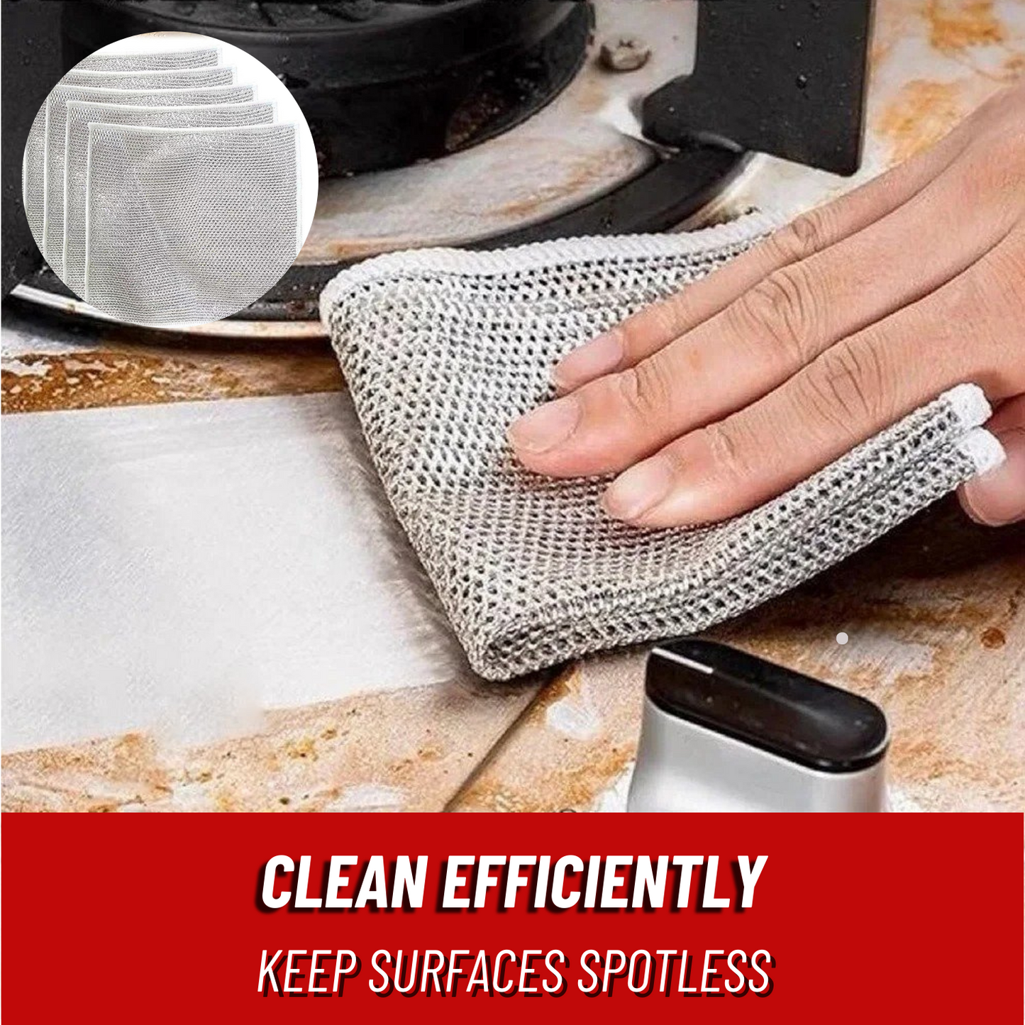 ScrubSafe™ Non-Scratch Silicone Scrubber